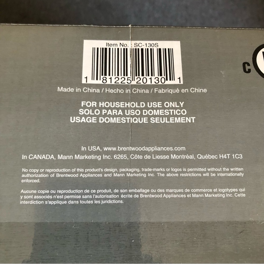 Brentwood Stainless Steel 3 Quart Round Slow Cooker nwt - Picture 8 of 10